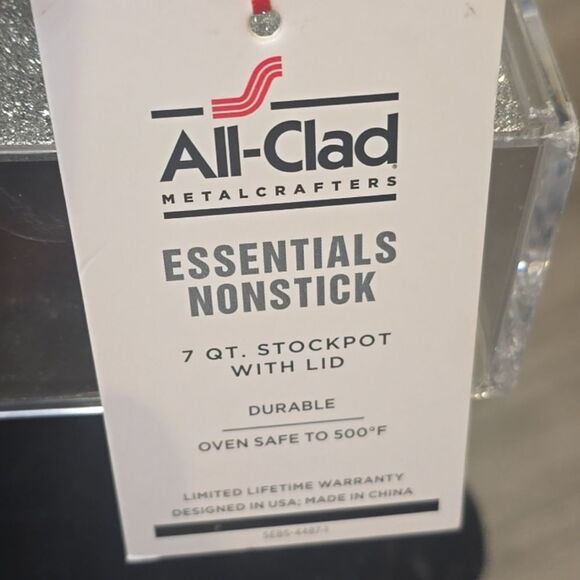 All-Clad Essentials Nonstick 7QT Stockpot w/Lid - Picture 15 of 15